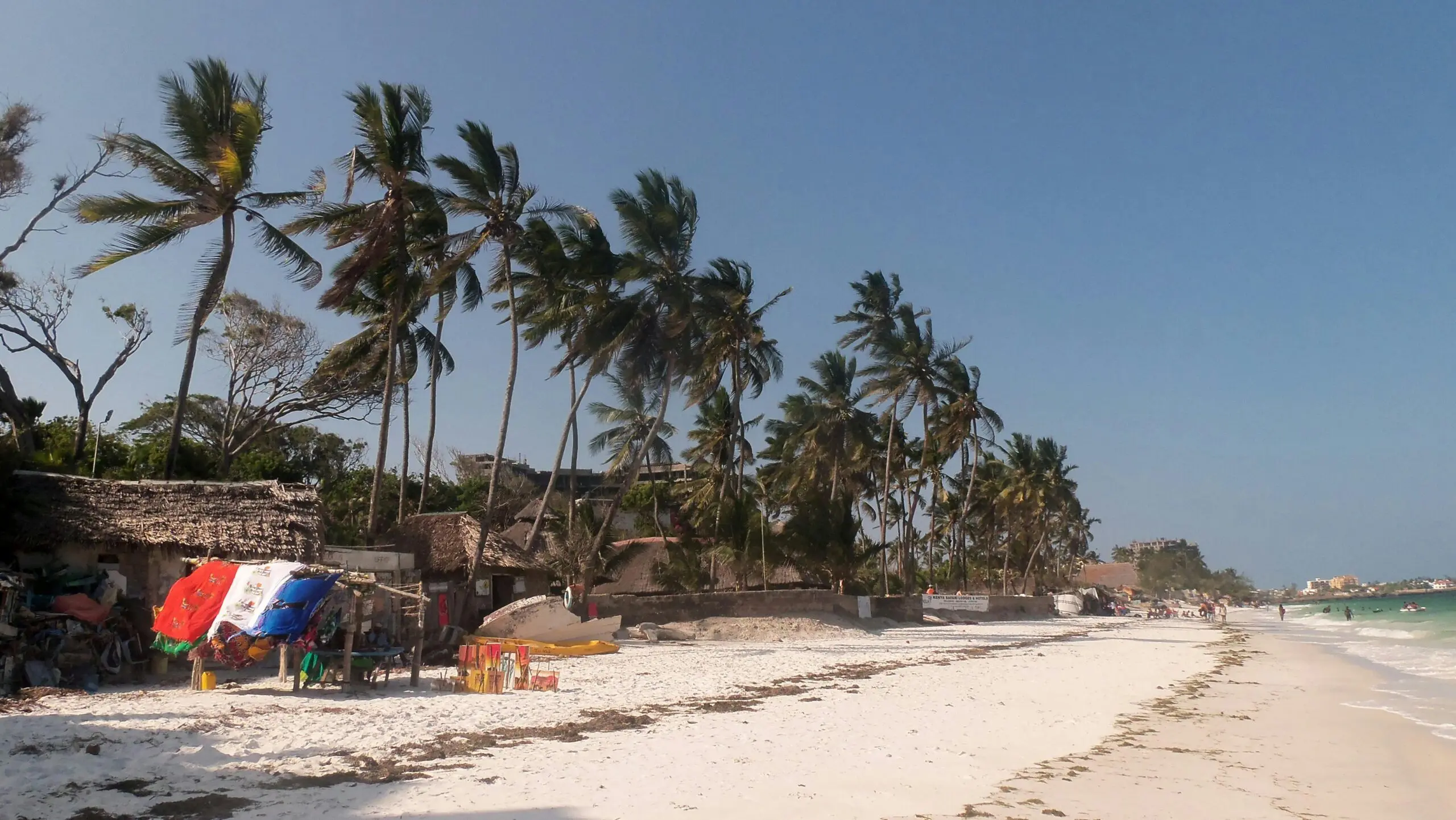 Beach in Mombasa Kenya