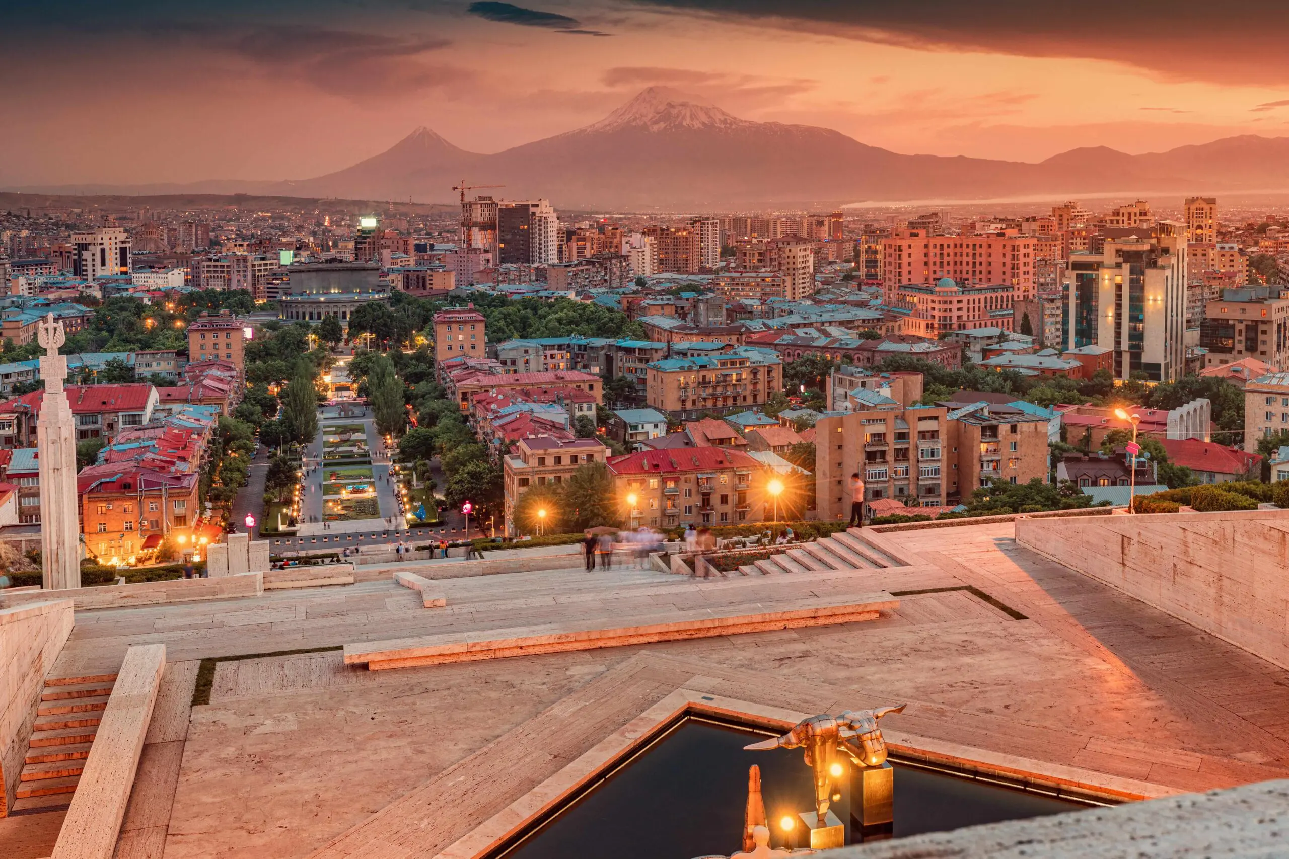 Yerevan Armenia skyline