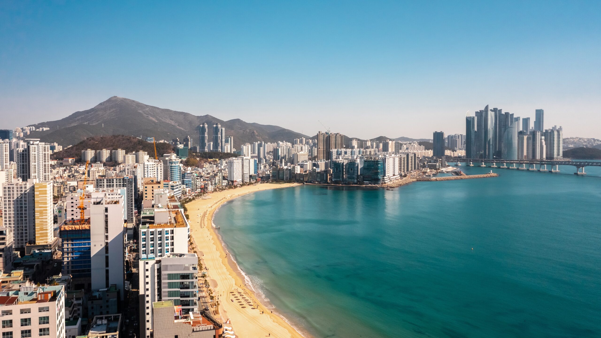 Beach in Busan, Korea